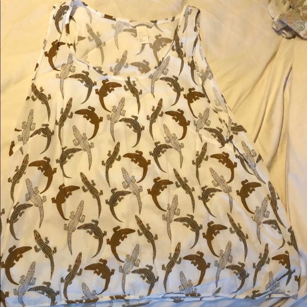 Alligator tank top